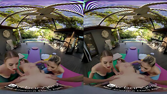 Intense Vr Experience With Finger Play And Oral Pleasure During Yoga Class