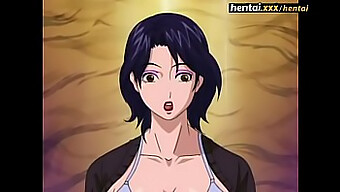 Milf De Seios Grandes Se Envolve Em Seu Primeiro Ménage À Trois - Animação Hentai