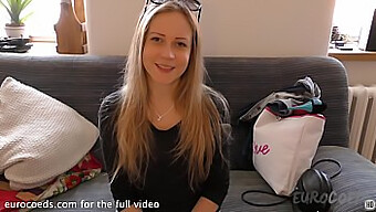 Fresh-Faced Blonde Auditions For Her First Nude Shoot In This Explicit Casting Video