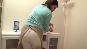 Asian Maid Performs All Kinds Of Tasks