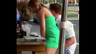 Amateur Couple'S Public Sex In A Restaurant Caught On Hidden Camera