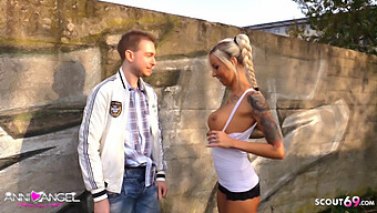 Anni Angel, The Flawless German Teen, Initiates A Boy'S Sexual Encounter