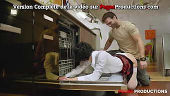 French Pegasus Production Features Dishwasher Getting Intensely Fucked