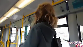 Berlin Girl Pleasures Herself On Public Transport