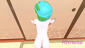 Η Έφηβη Earth-Chan Απολαμβάνει Μια Συνάντηση Σε Ιεραποστολικό Στυλ Με Ένα Σκυλάκι