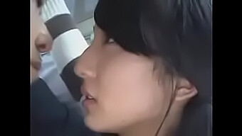 Japanese Bus Ride Turns Into Steamy Encounter With A Group Of Teens