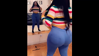 Afrikanske Og Amerikanske Latina-Piger Twerker I En 60 Fps Video