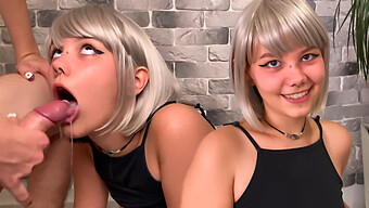 Amatørvideo Af Blonde Søsters Ahegao Reaktion