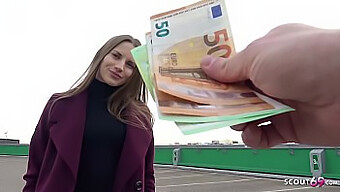 Roztomilá Německá Teenka Stella Je Placena Za Sex Při Vyzvednutí