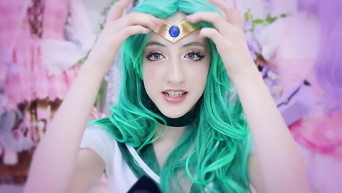 เซสชั่นคอสเพลย์ของ Sailor Neptune ของ Beckii Cruel