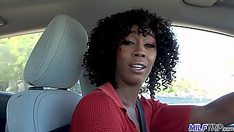 Misty Stone, Zapeljiva Ebony Milf, Je Prekrita S Toplo Spermo