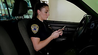 Aaliyah Taylor, A Seductive Milf, Gets Face-Fucked And Analized By A Group Of Thugs While On Duty As A Cop