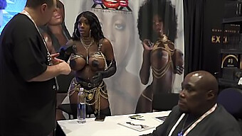 Yum The Boss Presents Mystique, A Stunning And Voluptuous Ebony Star, In This Steamy Avn 2020 Scene!