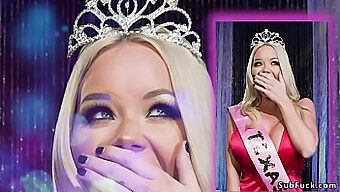 Miss America Se Confruntă Cu Două Puli Într-O Orgie Hardcore De Bondage